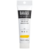 Tube 59 ml de peinture acrylique Liquitex Heavy Body série 2 - Jaune moyen - Extra-fine