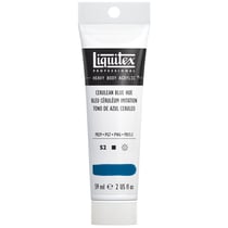 Tube 59 ml de peinture acrylique Liquitex Heavy Body série 2 - Bleu de céruléum - Extra-fine
