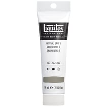 Tube 59 ml de peinture acrylique Liquitex Heavy Body série 1 - Gris neutre - Extra-fine