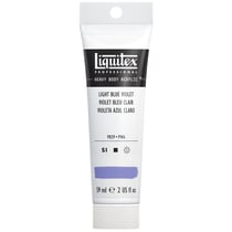 Tube 59 ml de peinture acrylique Liquitex Heavy Body série 1 - Violet bleu clair - Extra-fine