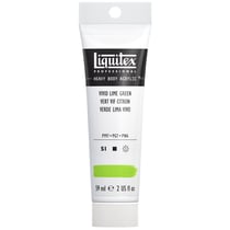 Tube 59 ml de peinture acrylique Liquitex Heavy Body série 1 - Vert vif citron - Extra-fine
