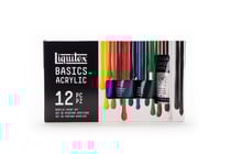 Set de 12 tubes de 22 ml de peinture acrylique Basics - Liquitex
