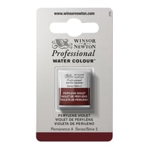 1/2 godet - Peinture aquarelle Winsor & Newton - Violet de Pérylène n°470 - Extra fine - Transparent