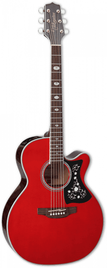 Takamine GN75CE - Guitare folk électroacoustique - Dreadnought - Wine Red