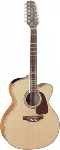 Takamine GJ72CE - Guitare folk électroacoustique 12 cordes - Jumbo - Natural