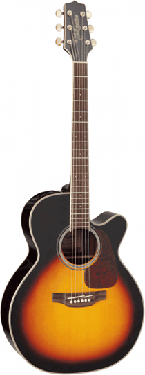 Takamine GN71CE - Guitare folk électroacoustique - Auditorium cutaway - Brown Sunburst