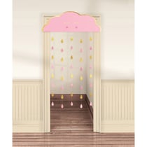 Rideau en papier - Oh Baby Girl - Amscan