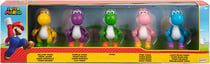 Pack de 5 figurines articulées Yoshi - 6 cm