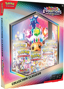 Coffret Portfolio A4 + 5 boosters Pokémon - EV08.5 Evolutions Prismatiques