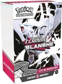Lot de 6 boosters Pokémon : Ecarlate & Violet : Flamme blanche