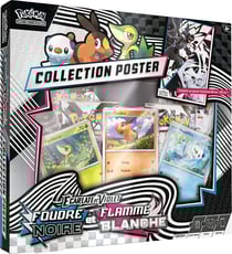 Collection Poster Pokémon - Ecarlate et Violet : Foudre noir et Flamme blanche