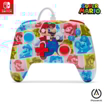 Manette filaire switch Power A - Enchanced wired contrommer Super mario