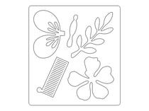 Matrice de découpe Thinlits Sizzix- Couronne de fleur