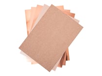 Bloc A4 de 50 feuilles cartonnées - Sizzix - Rose gold