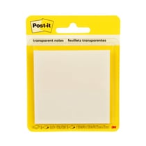 Bloc de notes ransparentes Post-it® - 7,3 x 7,3 cm