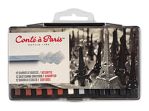 12 crayons de cire - Conté A PARIS - couleurs assorties