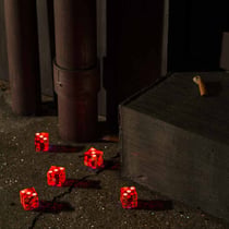 Five Dice All Threes - Vinyle splatter