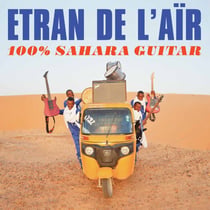 100% Sahara Guitar - Vinyle bleu transparent