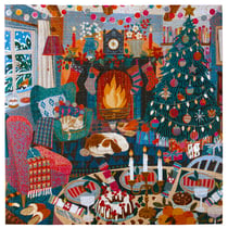Puzzle 1000 pièces - English Cottage Christmas - Eeboo