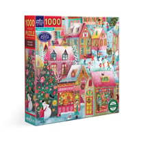 Puzzle 1000 pièces - Holiday Village - Eeboo