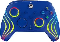 Manette filaire PDP - Afterglow wave - Xbox - bleu