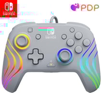 Manette filaire PDP - Afterglow wave - Switch - Gris
