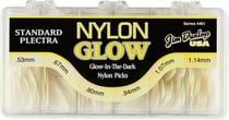 Dunlop 4461 - Médiators Nylon Glow - boîte de 216