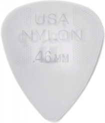 Lot de 12 médiators en nylon 0,46 mm Dunlop 44P46