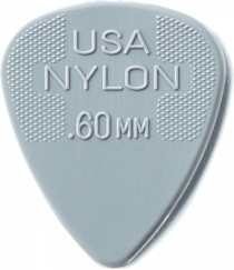 Lot de 12 médiators en nylon 0,60 mm Dunlop 44P60