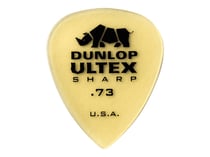 Dunlop Ultex Sharp - Médiator pour guitare - Pointu - 0.73 mm - 72 pièces