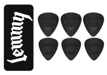 Lot de 6 médiators en nylon Dunlop MHPT02 - Motörhead Lemmy - 1,14 mm