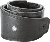 Dunlop BMF Deluxe BMF16BK - Sangle en cuir pour guitare basse - Noir