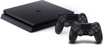 Console Sony PS4 Slim 1 To Noir + 2 manettes Dual Shock 4 Noir