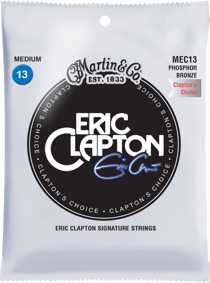 Martin & Co MEC13 Eric Clapton Signature - Cordes en phosphore bronze pour guitare acoustique - .013 - .056
