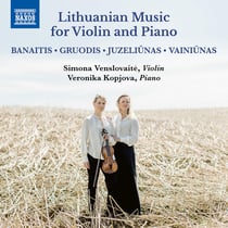 Musique lituanienne pour violon et piano