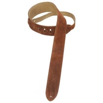 Levy's MS12 - Sangle en daim - Marron - 5 cm