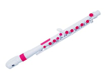 Nuvo jFlute 2.0 - Flûte - décalage G - blanc/rose - avec boîtier
