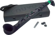 Nuvo jSax 2.0 - Saxophone - Clé de Do/Ut - noir et vert - avec boîtier