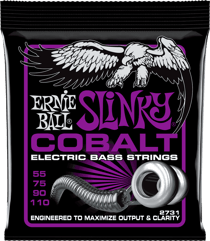 Ernie Ball Slinky Cobalt 2731 - Cordes en cobalt pour guitare basse - 55-110