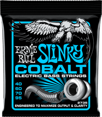 Ernie Ball Slinky Cobalt Extra Light - Cordes en cobalt pour guitare basse - 40-95