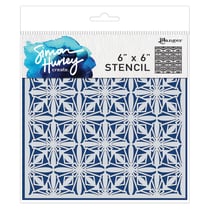 Pochoir avec motif vitrail - Ranger