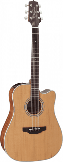 Taka­mine GD20CE - Guitare folk électroacoustique - Dreadnought - Naturel Satin