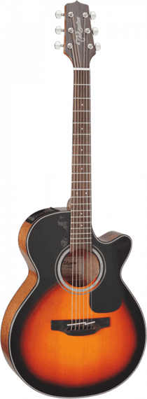 Takamine GF30CE - Guitare folk électroacoustique - Concert cutaway - Brown Sunburst