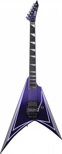 Ltd Signature Alexi Laiho Hexed - Guitare électrique - Type Flying - Purple Fade