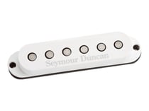 Seymour Duncan Custom Staggered - Pickup pour guitare électrique Stratocaster - manche, pont - bobine simple passive - blanc