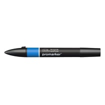 Marqueur double pointe Winsor & Newton - ProMarker - B555 - vrai bleu - Permanent