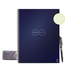 Carnet Rocketbook Core - Letter / A4 21 x 29,7 cm - 32 pages - Bleu foncé
