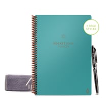 Carnet Rocketbook Fusion - Executive / A5 14,8 x 21 cm - 42 pages - Bleu