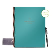 Carnet Rocketbook Fusion - Letter / A4 21 x 29,7 cm - 32 pages - Bleu