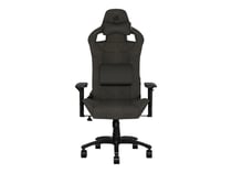 CORSAIR T3 RUSH - Chaise - accoudoirs - en T - inclinaison - pivotant - tissu - Charbon
